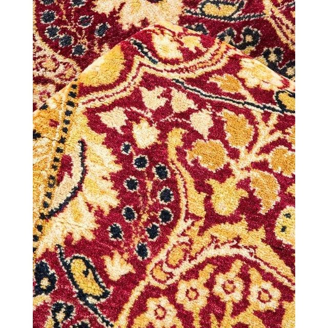 Textile Mogul, One-of-a-Kind Hand-Knotted Area Rug in Red, 6' 2" x 13' 6" For Sale - Image 7 of 8