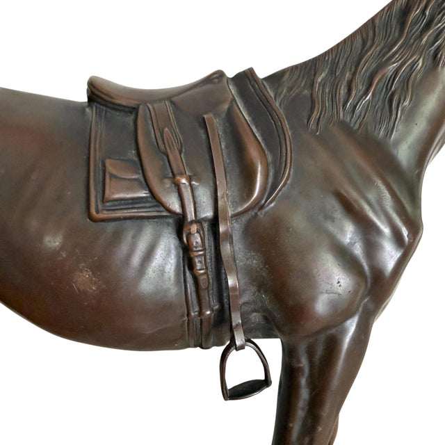Bronze Thoroughbred Horse Sculpture For Sale - Image 15 of 18