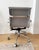 2010s Light Gray Padded Fabric Modern Office Chair For Sale - Image 5 of 6