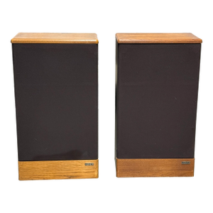 1975 New Large Advent (Nla) Speakers - Bullnose Corner Walnut Accents – Original Owner!