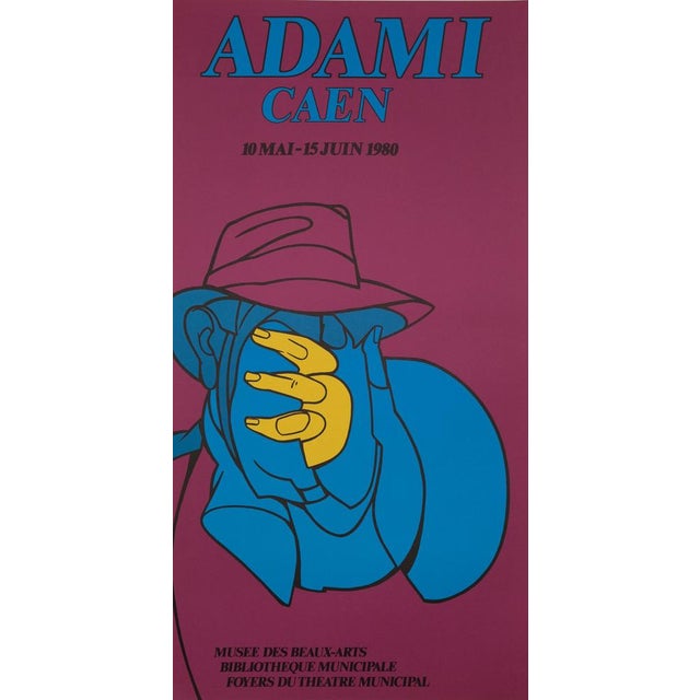 Musée des Beaux Arts de Caen Poster after Valerio Adami For Sale - Image 6 of 6