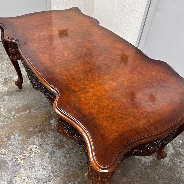 Vintage Renaissance Revival Rococo Style Desk For Sale - Image 12 of 12