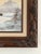 Small Vintage Winter Landscape Oil Painting by Van Bell For Sale - Image 4 of 11