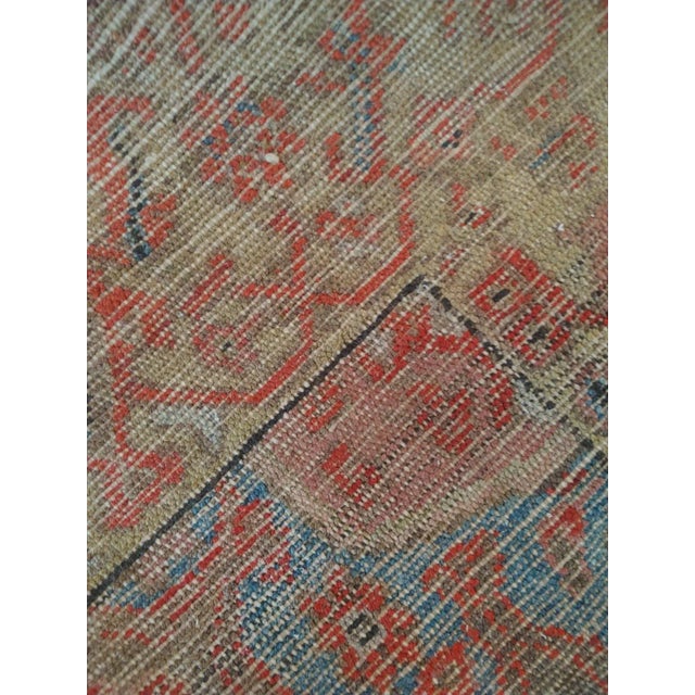 1900 - 1909 1900's Antique Persian Mishan Malayer, 4'3" X 6'6" For Sale - Image 5 of 7