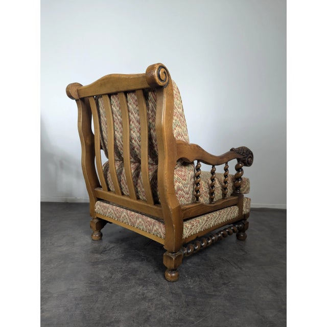 Set of Louis XIII Style Armchairs For Sale - Image 3 of 4