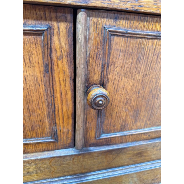 Antique Oak Side Table, 1800s For Sale - Image 4 of 8
