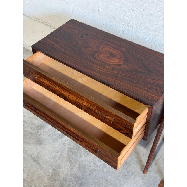 Danish Mid-Century Modern Rosewood Nightstands in Style of Ap Møbler Svenstrup Pair 1960s For Sale - Image 10 of 10