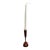 Mid-Century Modern Vintage Danish Modern Teak & Black Metal Four-Light Candelabra For Sale - Image 3 of 5