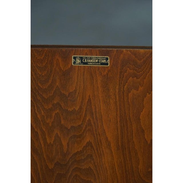 Wood Vintage Danish Cabinet in Oak from C.B. Hansen, 1920s For Sale - Image 7 of 18