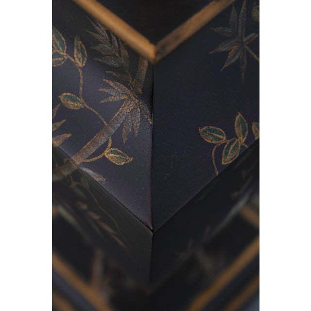 1990s Bradburn Chinoiserie Decorated Table Lamps - Pair For Sale - Image 4 of 12