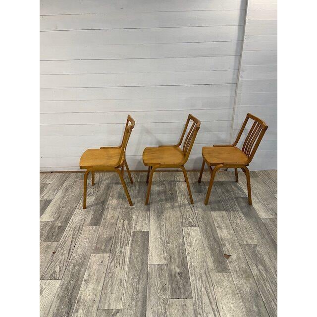Vintage Brown Chair from TON For Sale - Image 4 of 6
