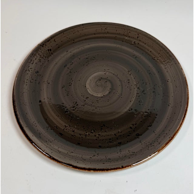 Steelite Performance Craft Coupe Plates in Porcini Set of 2 11.75” For Sale - Image 10 of 11