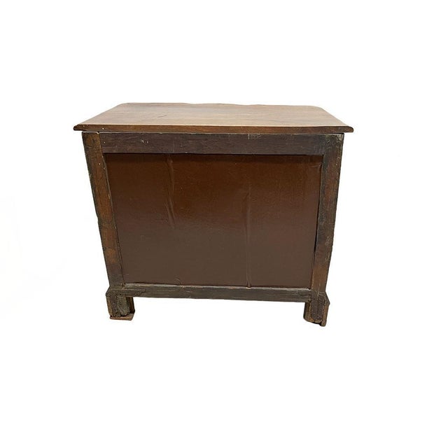 18th Century Dutch Walnut Organ Curved Chest of Drawers For Sale - Image 15 of 18