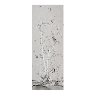 Sample, Schumacher Brighton Pavilion Fabric in Black & White For Sale