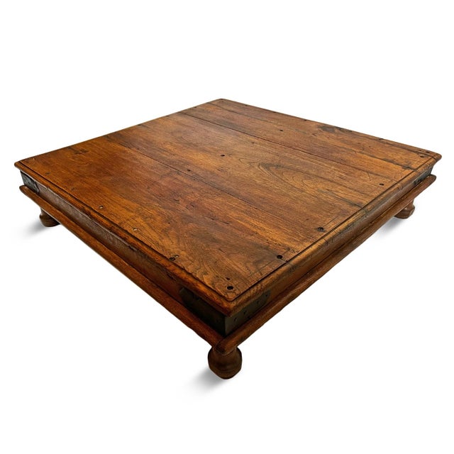 Mid 20th Century Vintage Teak Low Bajot Table For Sale - Image 5 of 7