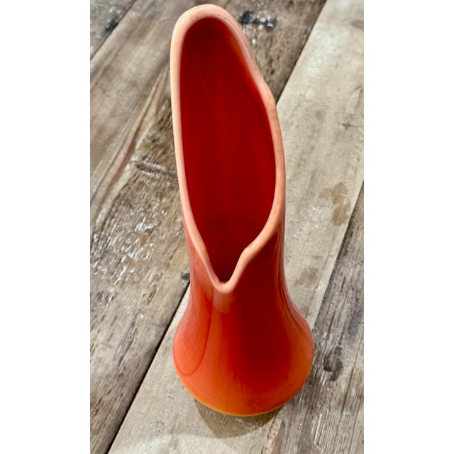 Vintage LE Smith Swung Glass Vase - Bittersweet - Smoothie - 17"H x 5"W x 5"D Excellent Condition - no chips, cracks or...