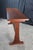 Brown Late 20th Century Mission Arts & Crafts Leaded Stained Glass Cherry Console Hall Sofa Table 72" For Sale - Image 8 of 14