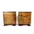 Vintage Art Deco Bedside Tables in Walnut Veneer, Czechoslovakia, 1930s, Set of 2 For Sale - Image 17 of 17