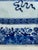 Ceramic Chinese Export Porcelain Shaped Dish, Blue and White With Flower Basket, Qing Dynasty, Circa 1800 For Sale - Image 7 of 17