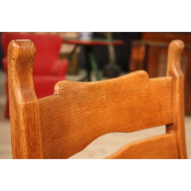 European Rustic Dining Chairs, 1950s, Set of 4 For Sale - Image 6 of 11