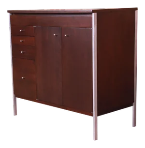 Paul McCobb Connoisseur Collection Mahogany Lift Top Bar Cabinet, Newly Refinished