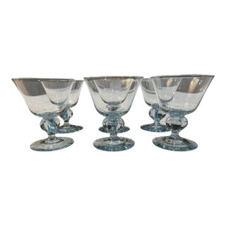 Vintage Swedish Gulli Ingrid Skruf Cocktail Glasses - Set of 6 For Sale
