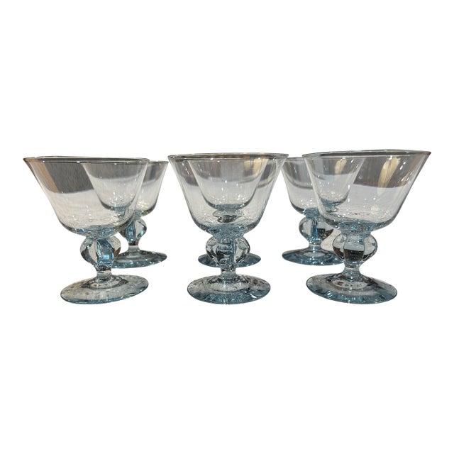 Vintage Swedish Gulli Ingrid Skruf Cocktail Glasses - Set of 6 For Sale