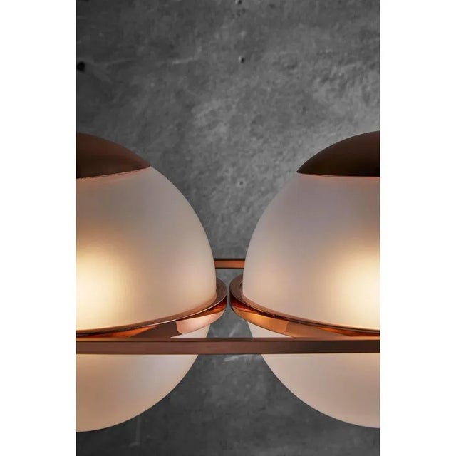 Metal Decò Ceiling Lamp by Gino Sarfatti For Sale - Image 7 of 10