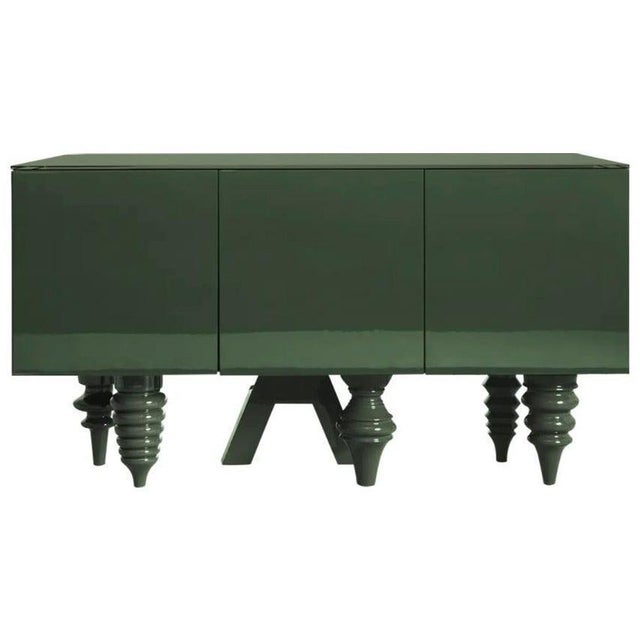 1.5M Multileg Cabinet Lacquered in Green by Jaime Hayon for BD Barcelona, 2022 For Sale - Image 15 of 15