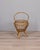 Bamboo basket with wicker weave, Italian design, 1960s.