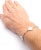 Late 20th Century Van Cleef & Arpels Pink Opal Vintage Alhambra Five Motif White Gold Bracelet For Sale - Image 14 of 14