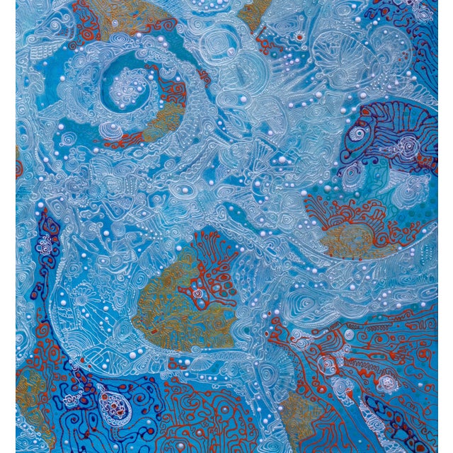 Abstract Alexander Arshansky, "Koi" Abstract Piece For Sale - Image 3 of 3