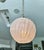 Single Murano Globe Shape Clear Textured Glass Ceiling Pendant Light For Sale - Image 15 of 17
