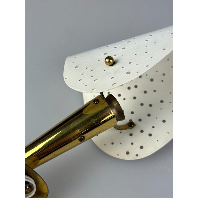 50s 60s wall lamp by Ernest Igl for Hillbrand Brass & Metal Design Object: wall lamp Manufacturer: Hillebrand Condition:...