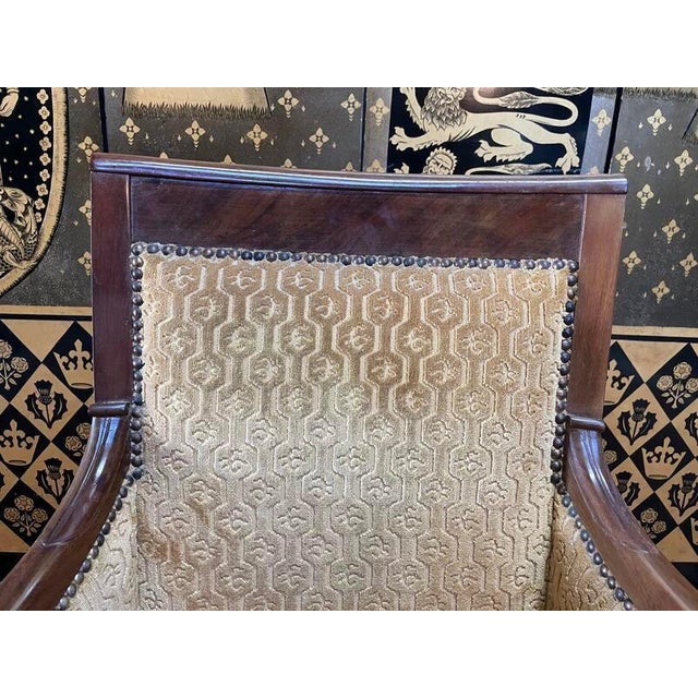 Empire Period Shepherdess Armchair For Sale - Image 5 of 7