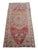1970s Vintage Turkish Small Rug Pink Beige Hand Knotted Turkish Accent Rug Door Mat 1'6"x3'1" For Sale - Image 5 of 13