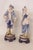 Ceramic Porcelain Continental Couple Pair of 2 Figurines 18th Century Style Attire 5069b For Sale - Image 7 of 17
