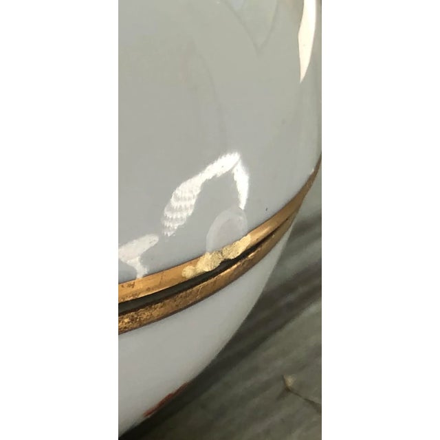 1960s Herend Porcelain Hand Painted Floral Lidded Trinket Box For Sale - Image 10 of 10