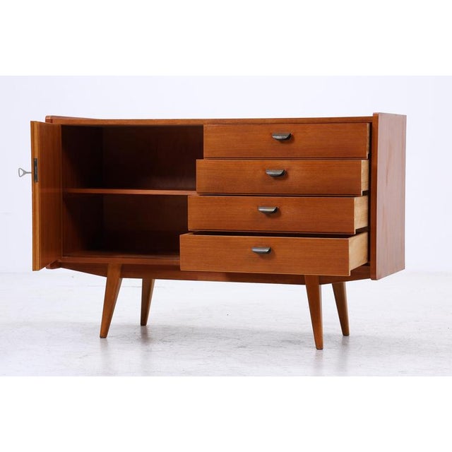 Mid-Century Teak Chest of 4 Drawers, 1960s For Sale - Image 6 of 15