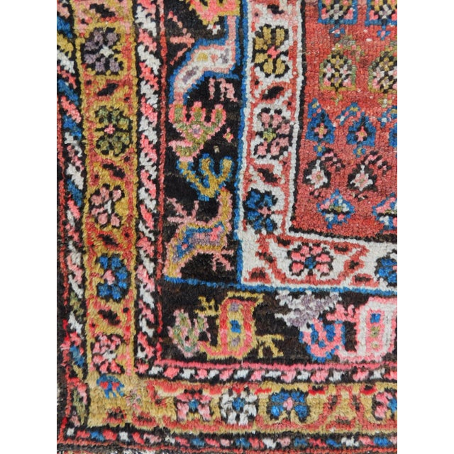 1920s Antique Persian Runner Rug. 3'4"x 8' For Sale - Image 10 of 13