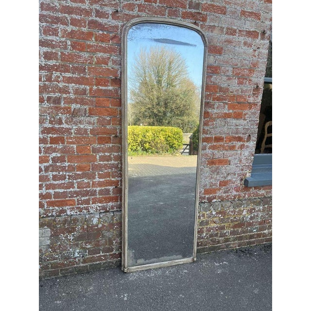 Large Antique 19th Century English Arched Pier Mirror For Sale - Image 6 of 6
