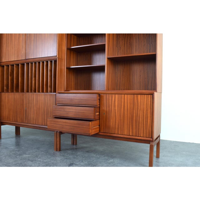 Mid-Century MTP Teak Wall Unit by M. Grabiński for Ikea, 1960s, Set of 3 For Sale - Image 11 of 13