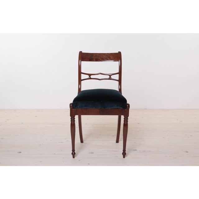 Biedermeier Round Dining Table and Chairs, 19th Century, Set of 5 For Sale - Image 18 of 18