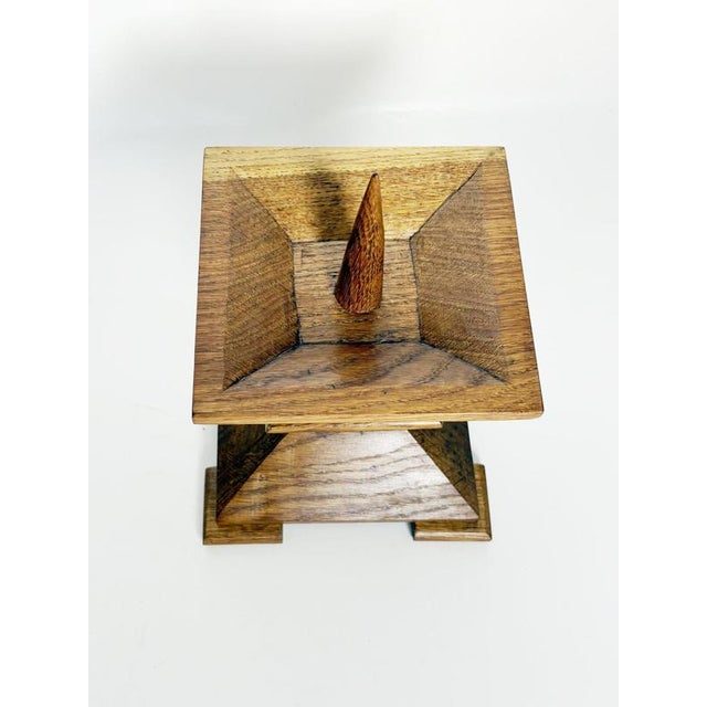 Oak Candleholder, France, 1940s For Sale - Image 4 of 11
