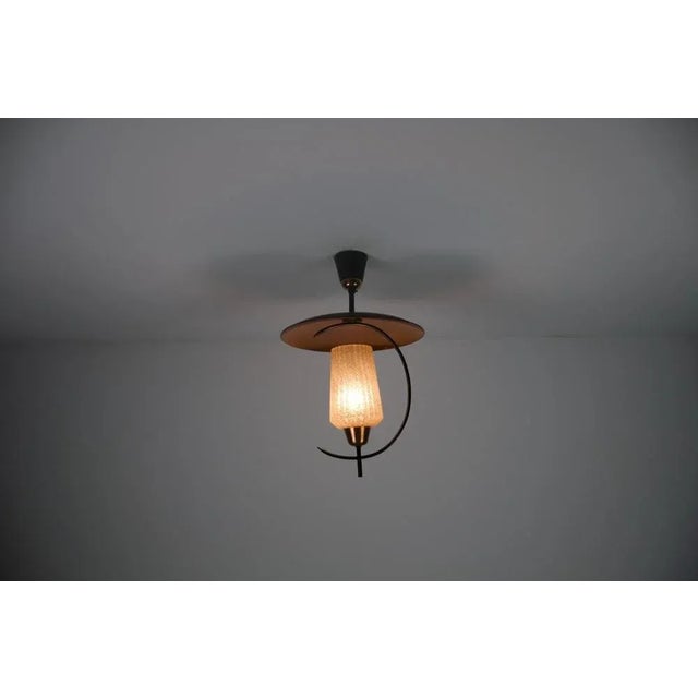 Mid-Century Copper Sputnik Ceiling Lamp, Italy, 1960s For Sale - Image 3 of 13