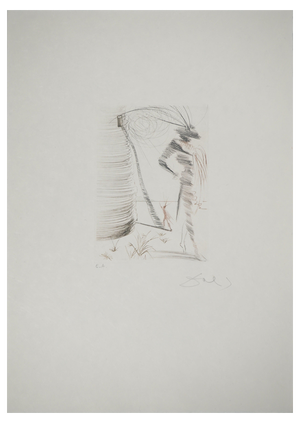 Salvador Dali, Romeo and Juliet, Original Engraving
