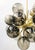 Italian 21st Century Ventiquattro Natural Brass Smoky Murano Sputnik Chandelier by Fabio LTD For Sale - Image 3 of 7