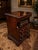 Mahogany Bedside Cabinet with Pull-Out Writing Slide and Cupboard For Sale - Image 3 of 9