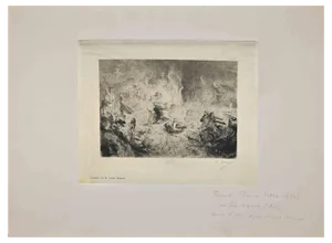 Fernand Cormon, Mythological Composition, 1902, Etching