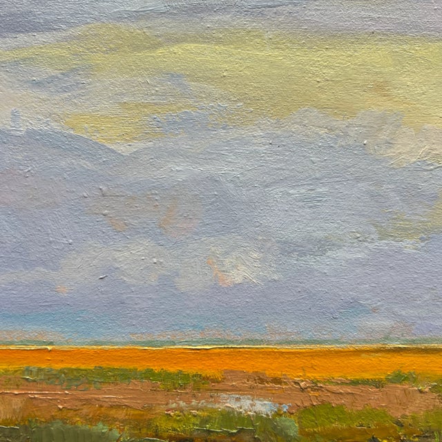 Green Between Tides, Original Oil Painting by Julia Lawing For Sale - Image 8 of 10